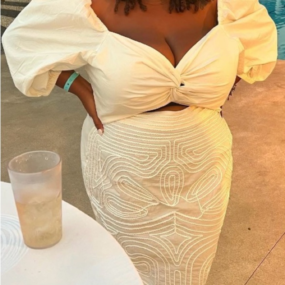 Elegant Cream Dress